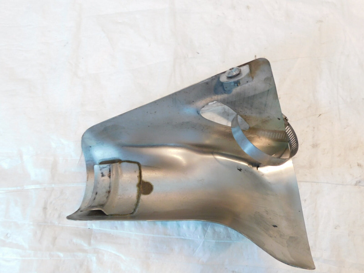 08-17 Suzuki Hayabusa Busa GSX1300 Left Exhaust Pipe Muffler Heat Shield Cover - C3 Cycle