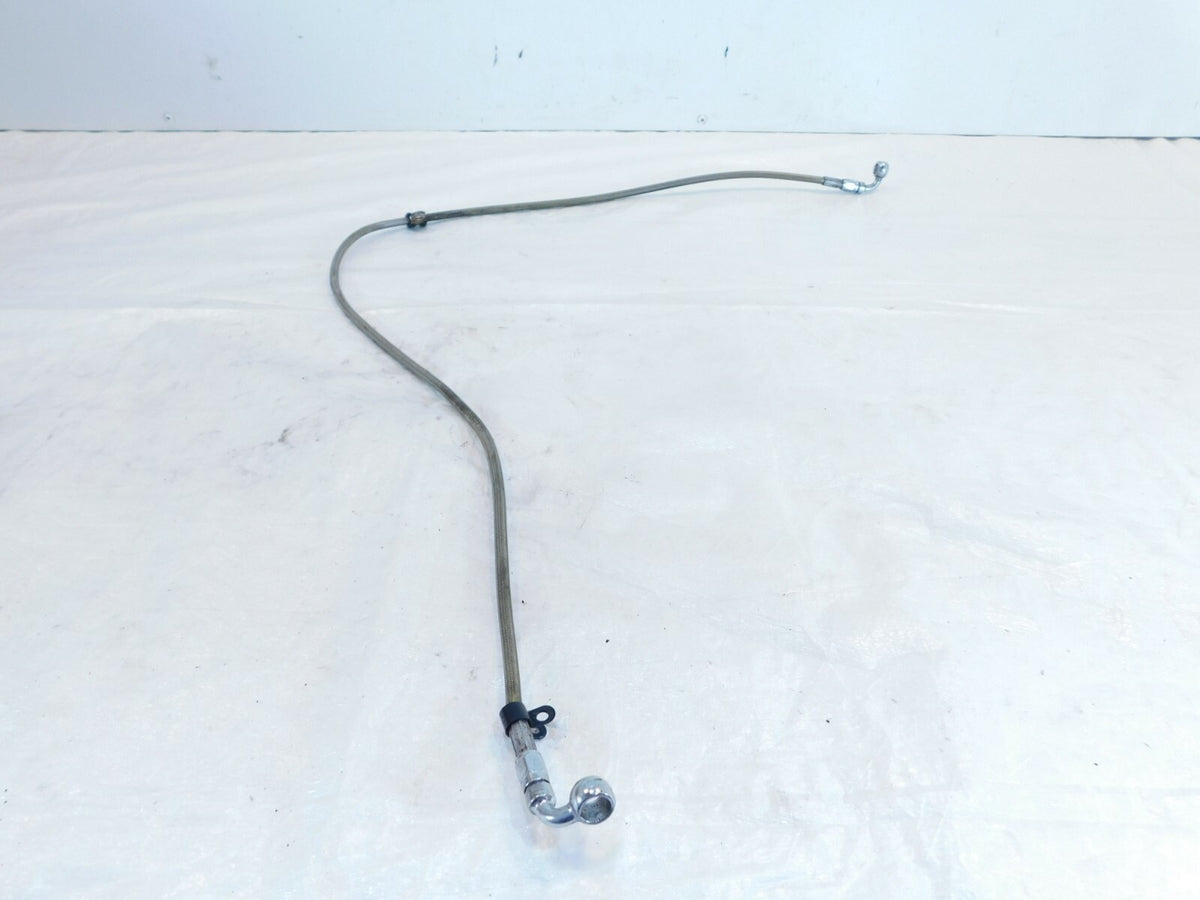 2003 Harley Davidson Dyna Low Rider Braided Front Brake Caliper Hose Pipe Line - C3 Cycle