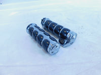 Harley Davidson Dyna Sportster Softail Rubber Left & Right Handlebar Hand Grips - C3 Cycle