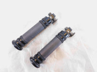 Harley Touring FXR Dyna Sportster & Softail Black Foot Peg Footpeg Footrests - C3 Cycle