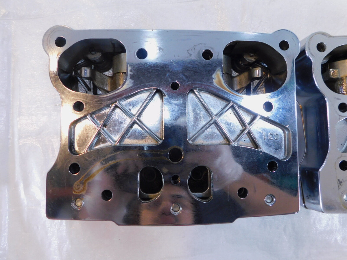 Harley Davidson Touring Dyna & Softail Chrome Cylinder Head Rocker Boxes - C3 Cycle