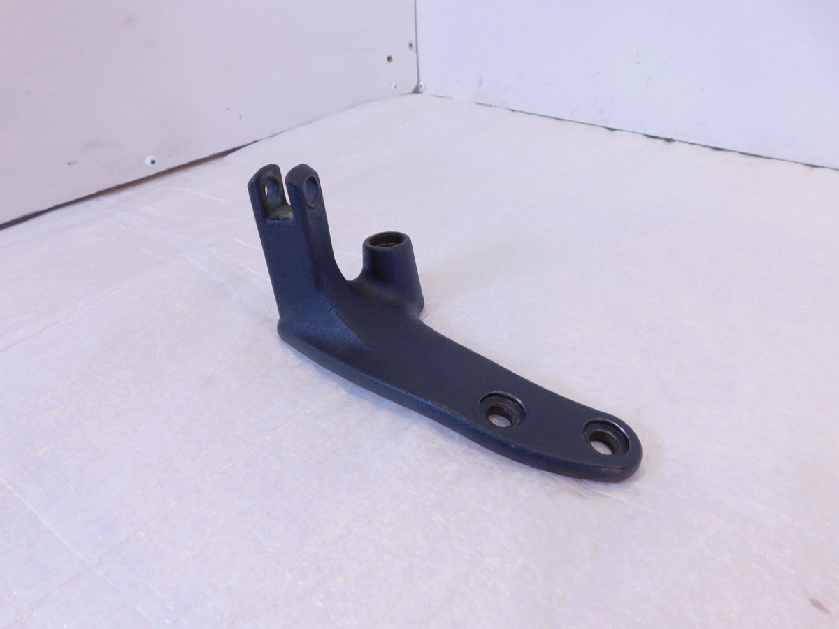 Harley Davidson Dyna Wide Glide Black Left Forward Controls Mount Bracket -Bent - C3 Cycle