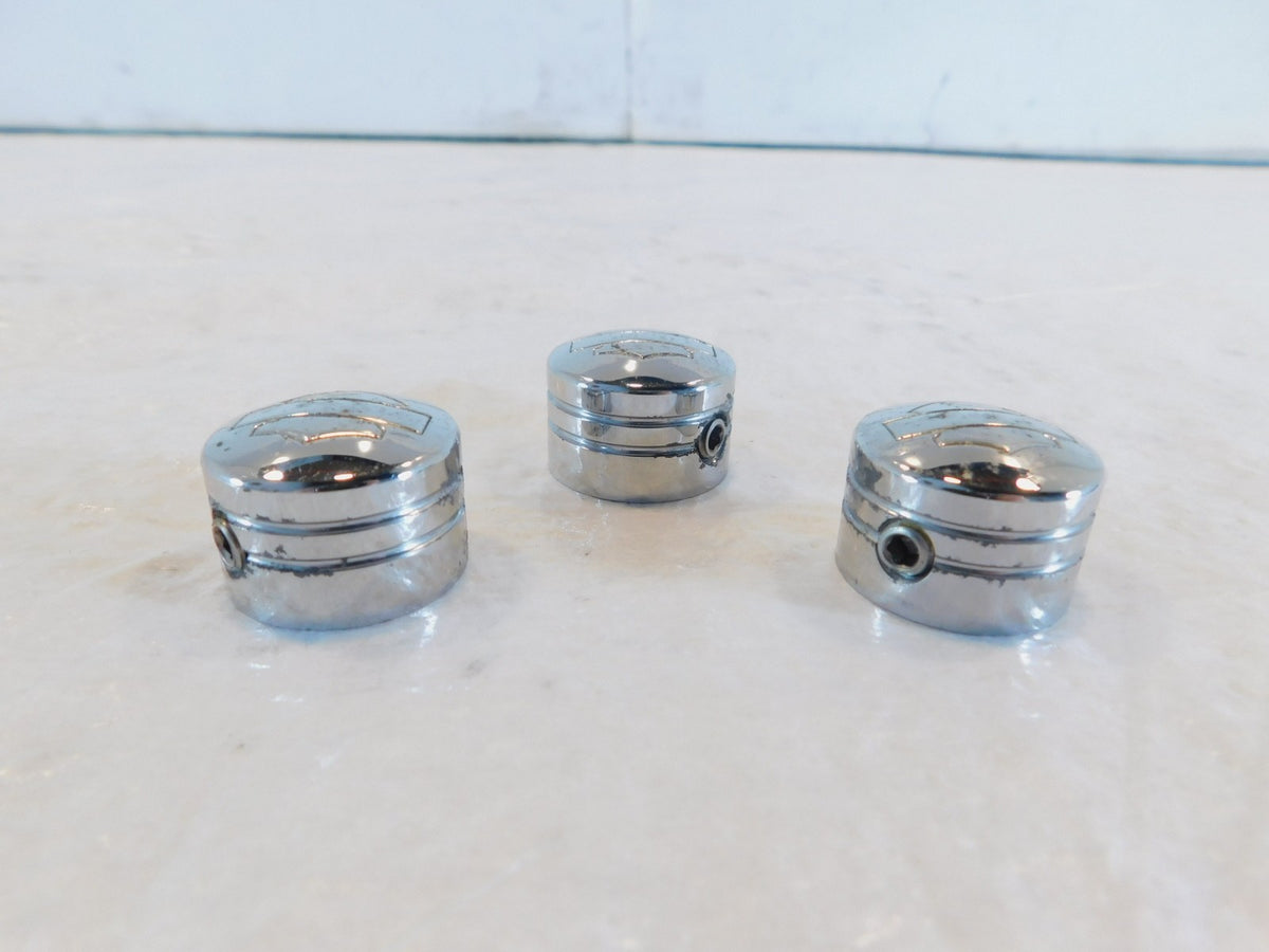 3 Harley Davidson Twin Cam Touring Dyna Softail Cylinder Head Mount Bolt Covers - C3 Cycle
