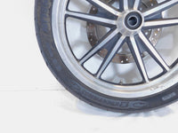 2008-2012 Harley Davidson Dyna Low Rider FXDL Silver Cast Front Rim Wheel - BENT - C3 Cycle