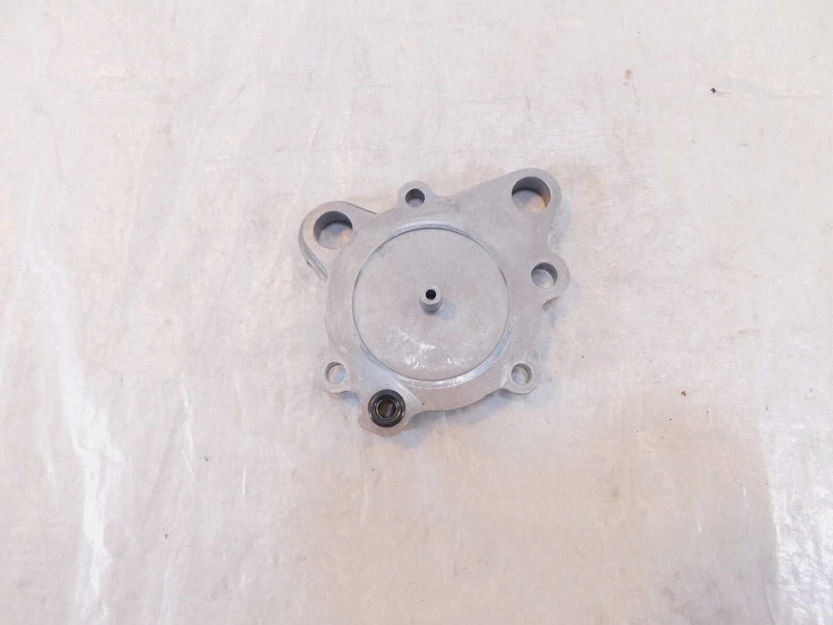 1982 82 Yamaha XJ750J Maxim 750 Silver Engine Motor Crankcase Cover Oil Pump Cap - C3 Cycle