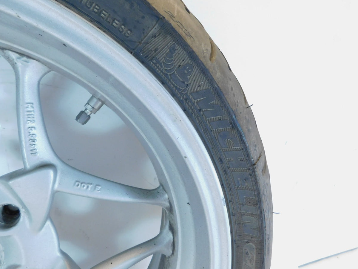 2005-2013 BMW R1200RT R1200ST R1200 RT ST R900RT Silver Back Rear Wheel w/ Tire - C3 Cycle