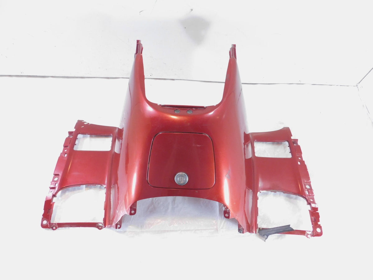 Honda GL1800 Goldwing 1800 Red Front Inner Dash Console Fairing Cowling Plastic - C3 Cycle
