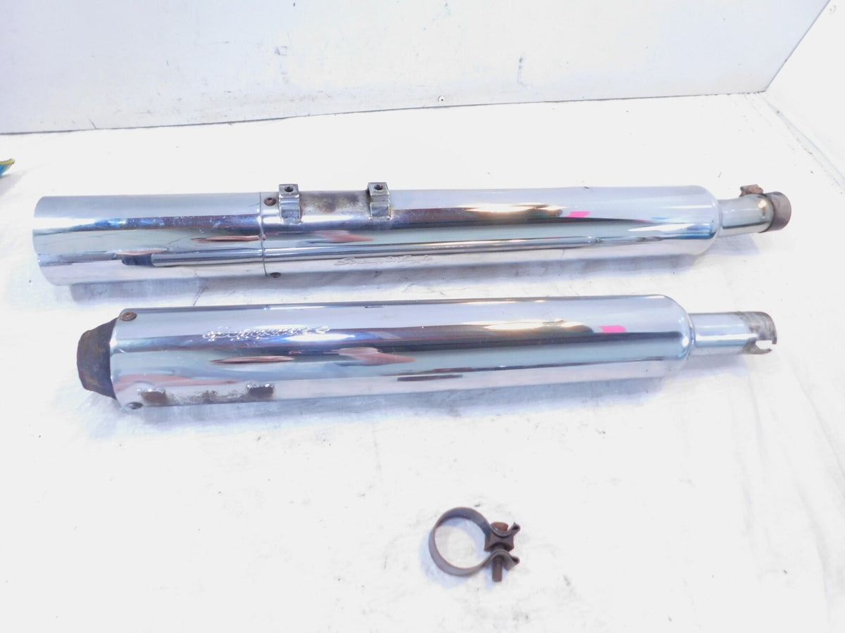 Harley Electra Glide & Road King Screamin Eagle Slip on Exhaust Pipe Mufflers - C3 Cycle