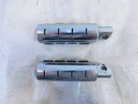 Harley Touring Dyna Sportster & Softail ISO Chrome & Rubber Footpeg Footrests - C3 Cycle