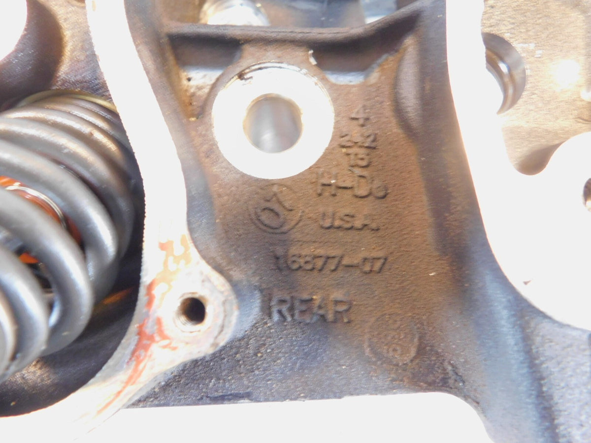 09-10 Buell XB XB12 Firebolt Lighting Ulysses Black Rear Cylinder Head w/ Valves - C3 Cycle