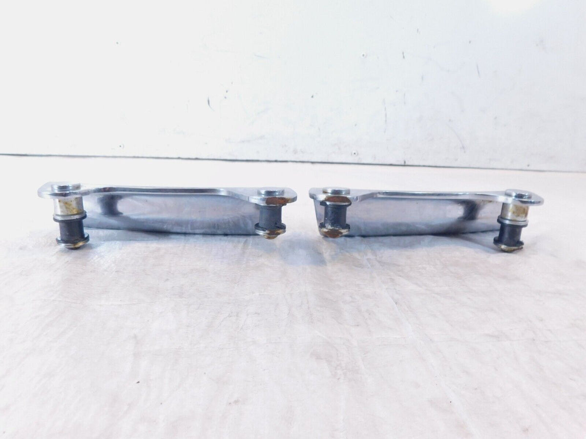 Harley Davidson Road King & Street Glide Chrome Detachable Sissybar Mount Plates - C3 Cycle