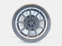 96-99 Harley Sportster 883 & 1200 Silver Dual Disc Front Wheel Rim & Rotors BENT