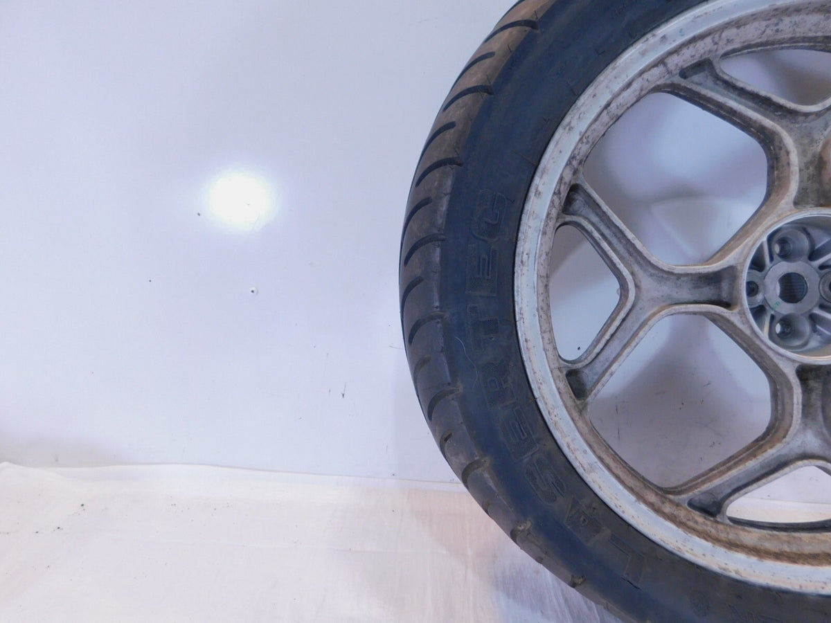 BMW K75 K75S K75RT K75T & K100 K100LT K100RS Silver Cast Rear Wheel Rim 2.75x17" - C3 Cycle