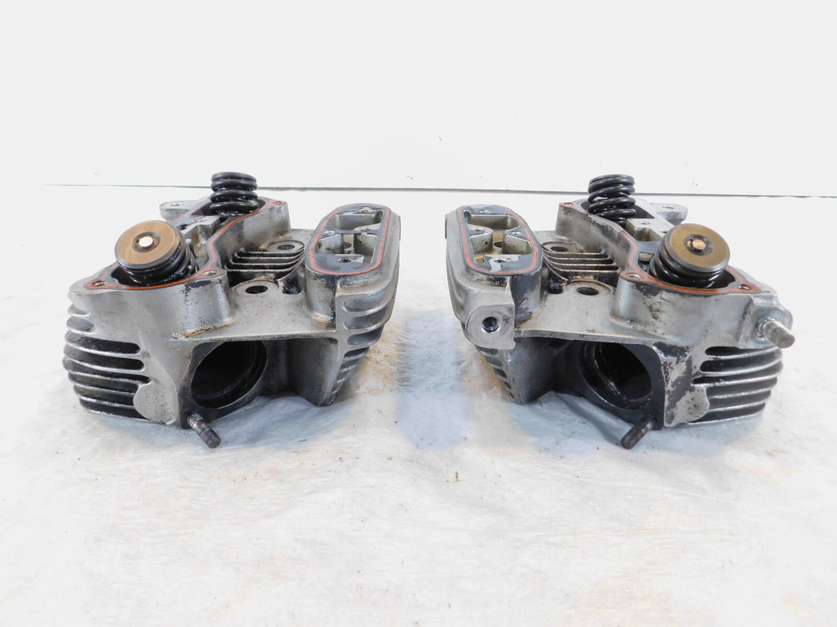 Harley Davidson Sportster 883 Hugger & Custom Silver Cylinder Heads w/ Valves - C3 Cycle