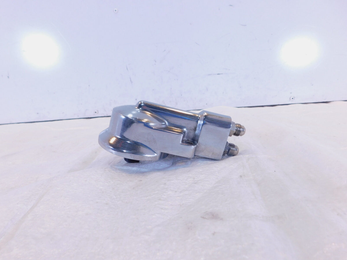 2002 American IronHorse Texas Chopper Classic S&S Engine Chrome Oil Filter Mount - C3 Cycle