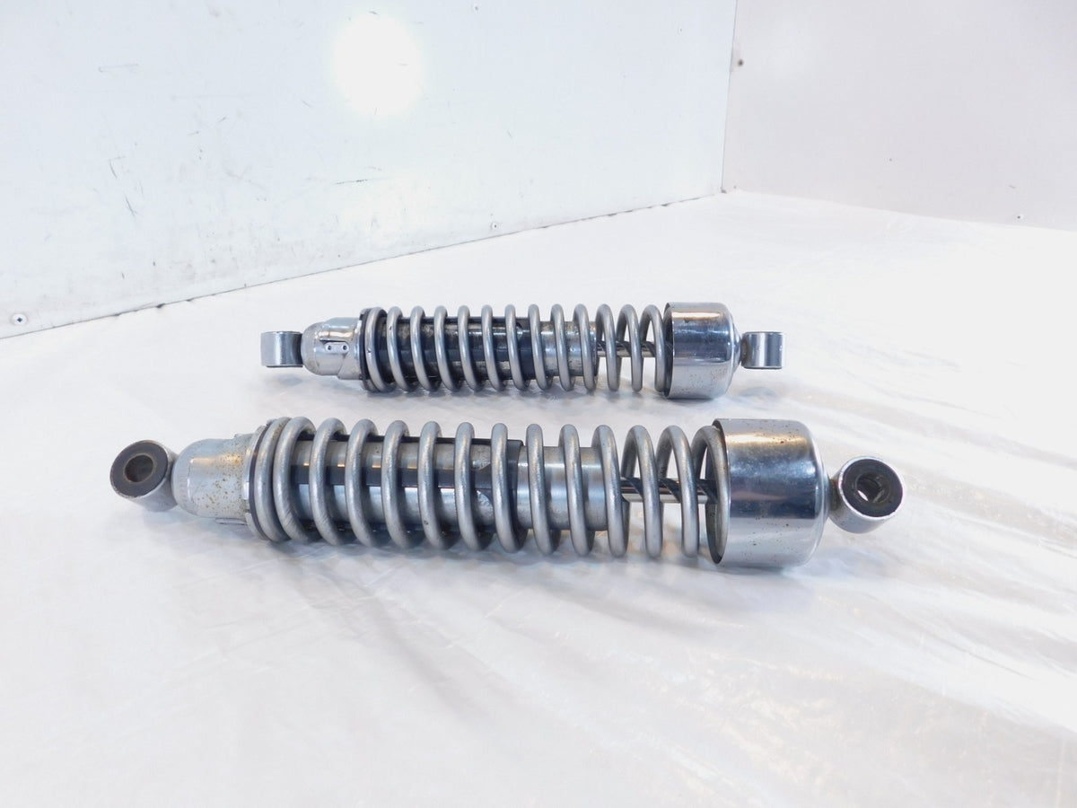 Harley Davidson Sportster 883 & 1200 Chrome Left & Right Rear Shock Absorbers - C3 Cycle