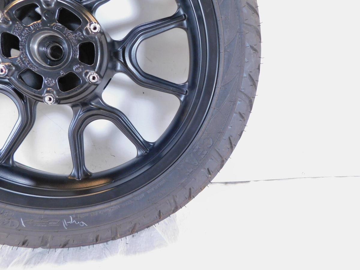 Royal Enfield Meteor 350 Stellar Euro 5 Black Rear Wheel Rim & Tire 17" x 3.5" - C3 Cycle