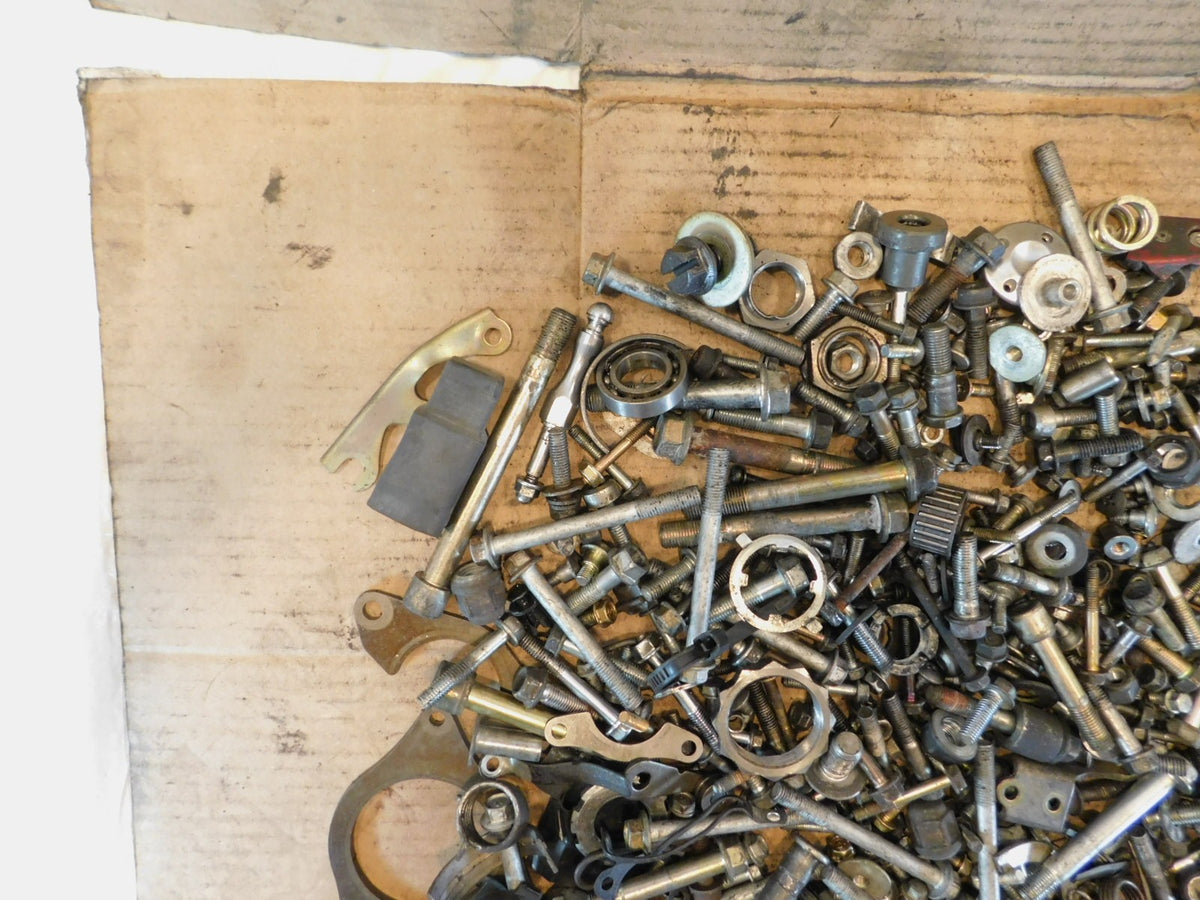 2001 01 Honda GL1800 Goldwing 1800 Nuts Bolts & Brackets Hardware Parts Box Lot - C3 Cycle