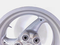 2002-2003 Ducati Monster 620 750 & 800 Silver Rear 3-Spoke Wheel Rim -Bent - C3 Cycle