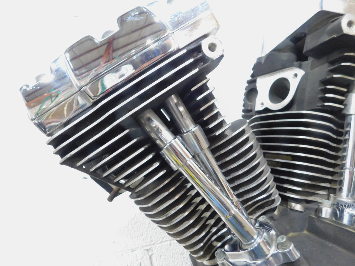 Harley Davidson Road King & Electra Glide & Dyna Black Motor Engine - Tested