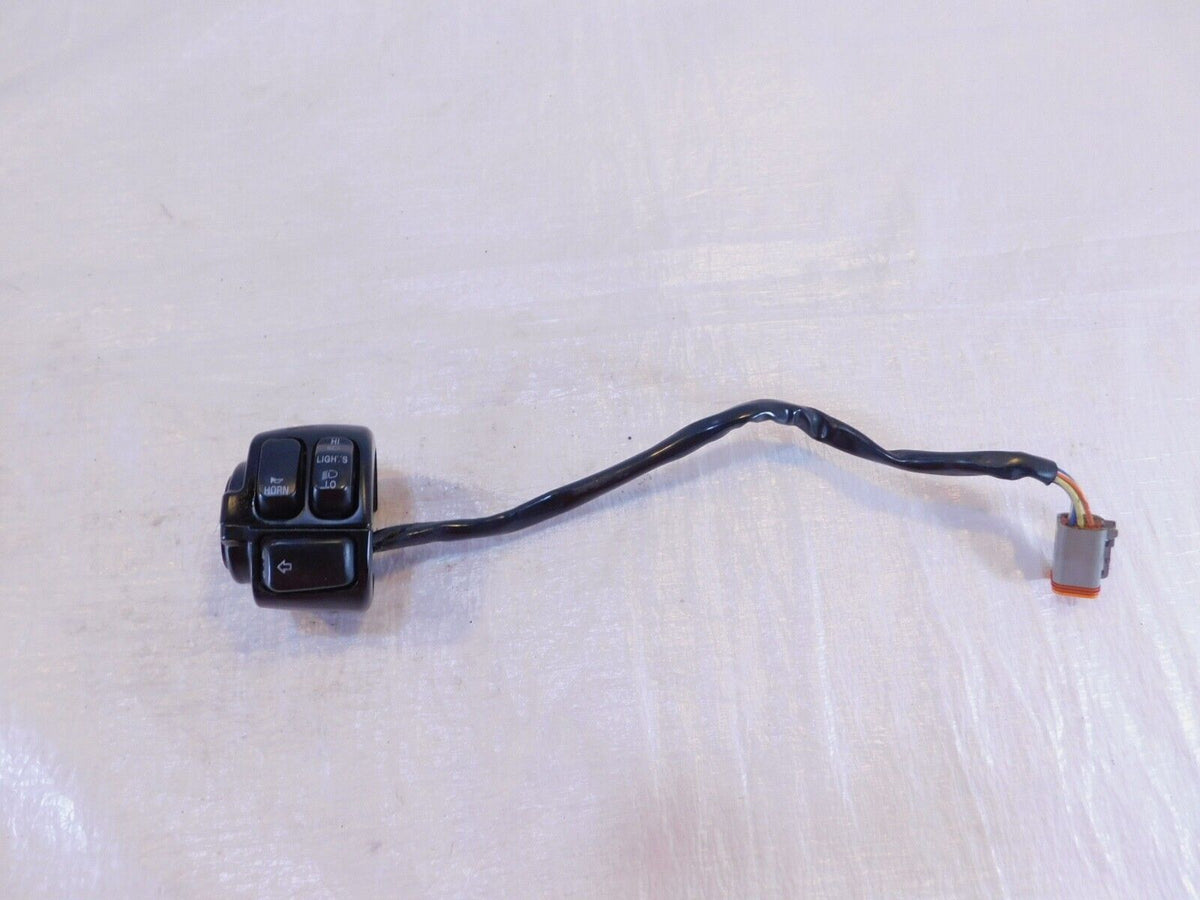 Harley Davidson Softail Dyna Sportster Left Handlebar Horn Turn Signal Switches - C3 Cycle