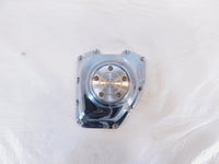 Harley Twin Cam Touring Softail Dyna Chrome Logo Right Engine Cam Gear Cover - C3 Cycle