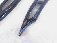 2009-2013 Harley Davidson Touring Street Glide Black Rear Fender Trim Strips - C3 Cycle