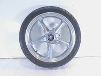 91-03 Honda Nighthawk CB750 Silver Front Wheel Rim & Tire (18"x2.75") -Bent - C3 Cycle
