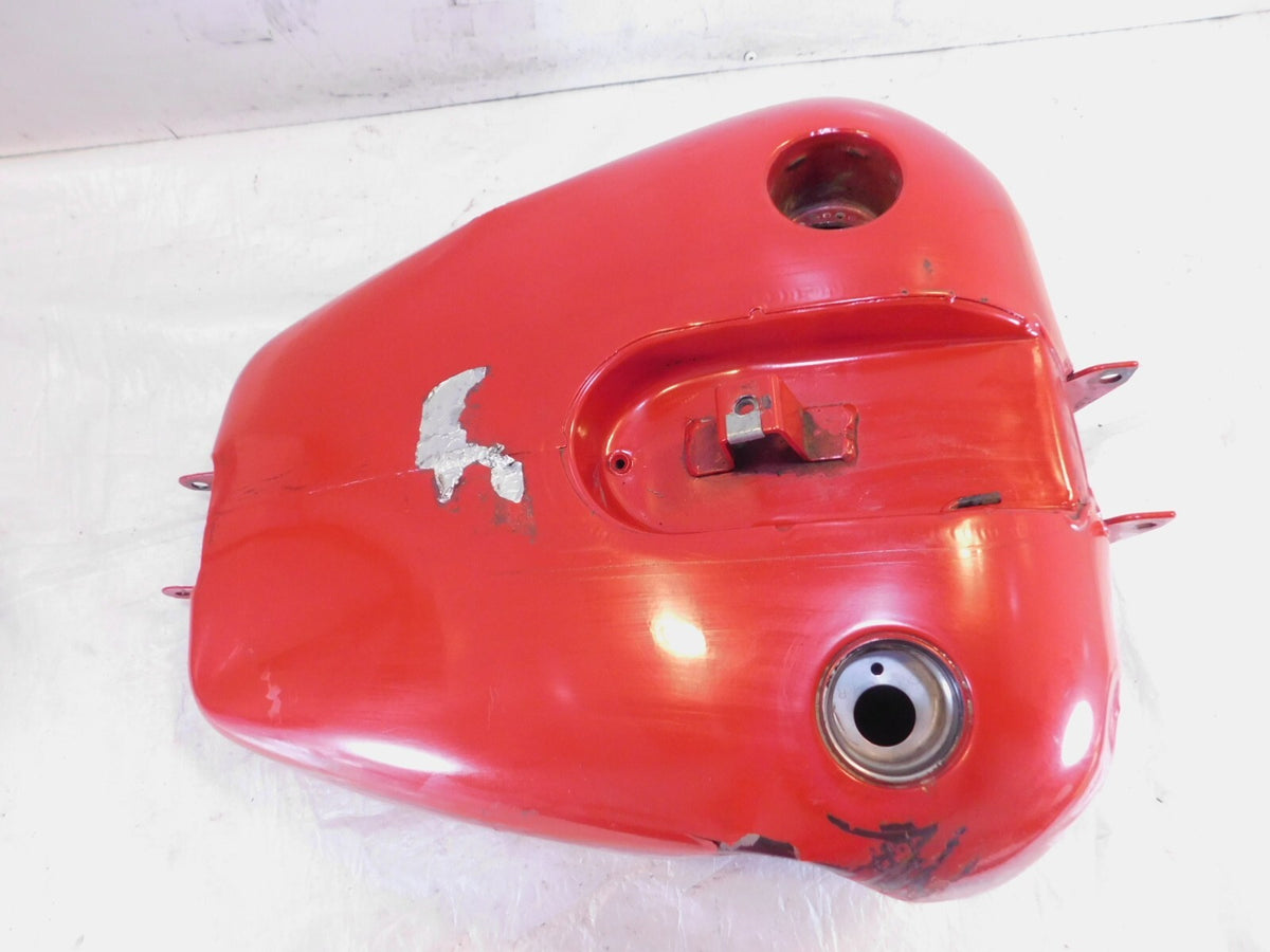 2002 Harley Davidson Dyna FXDWG Wide Glide Red Fuel Gas Petrol Tank - Dented - C3 Cycle