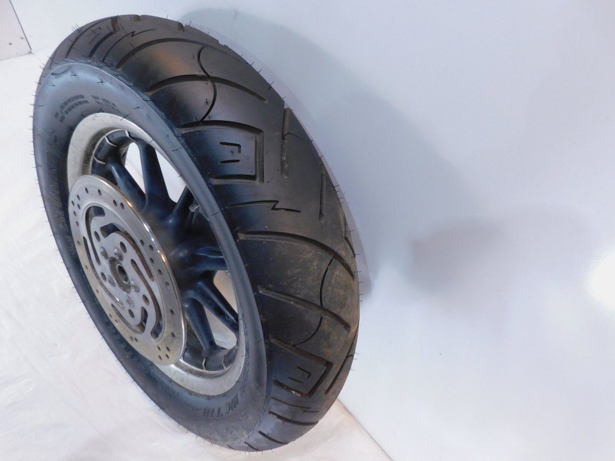 Harley Touring Road Street & Electra Glide Black Mag Cast Rear Wheel Rim & Tire - C3 Cycle