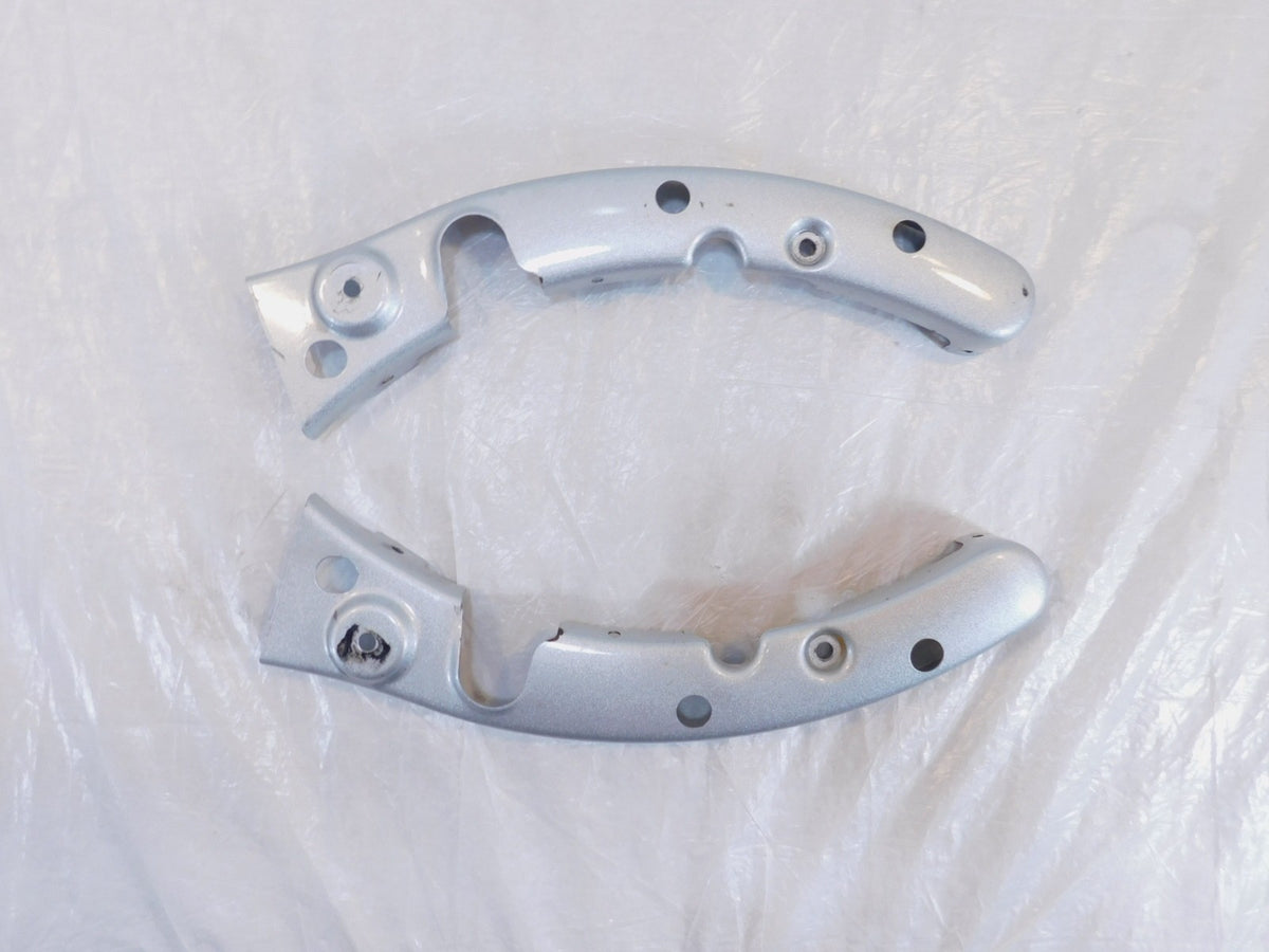 Harley Davidson Touring Road King Street Glide Silver Fender Frame Strut Covers - C3 Cycle