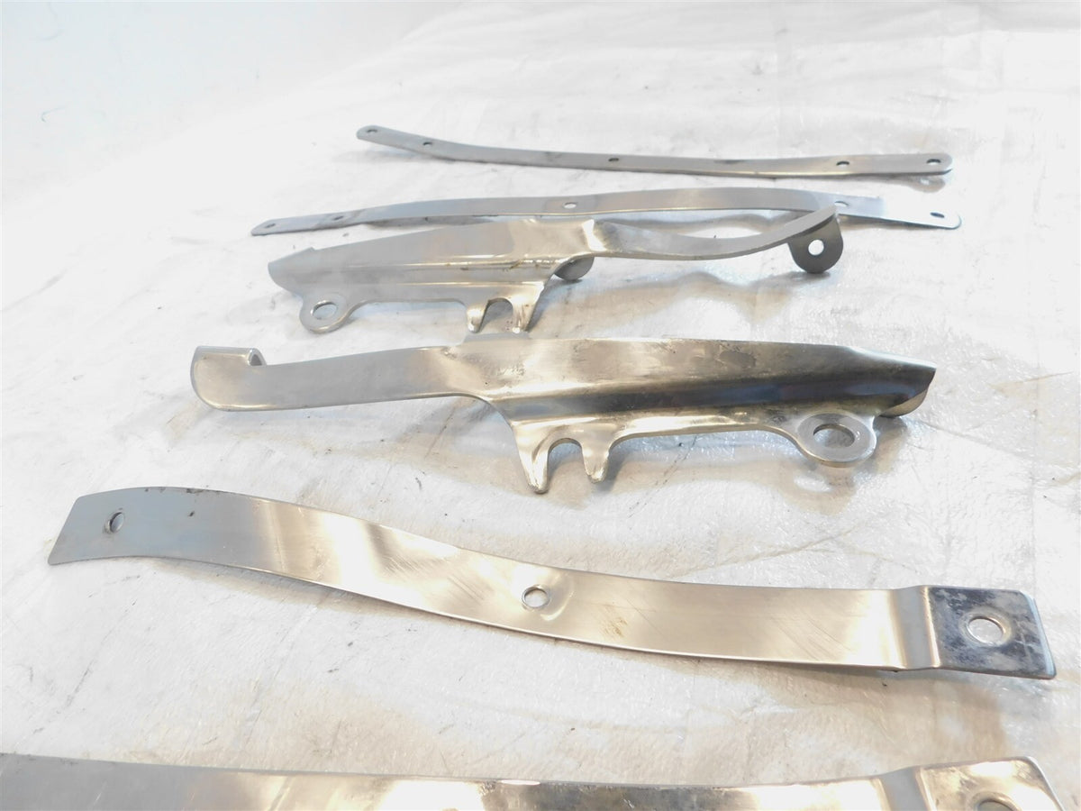 Bent Harley Davidson Sportster 883 1200 Custom Hugger Front Windshield Brackets - C3 Cycle