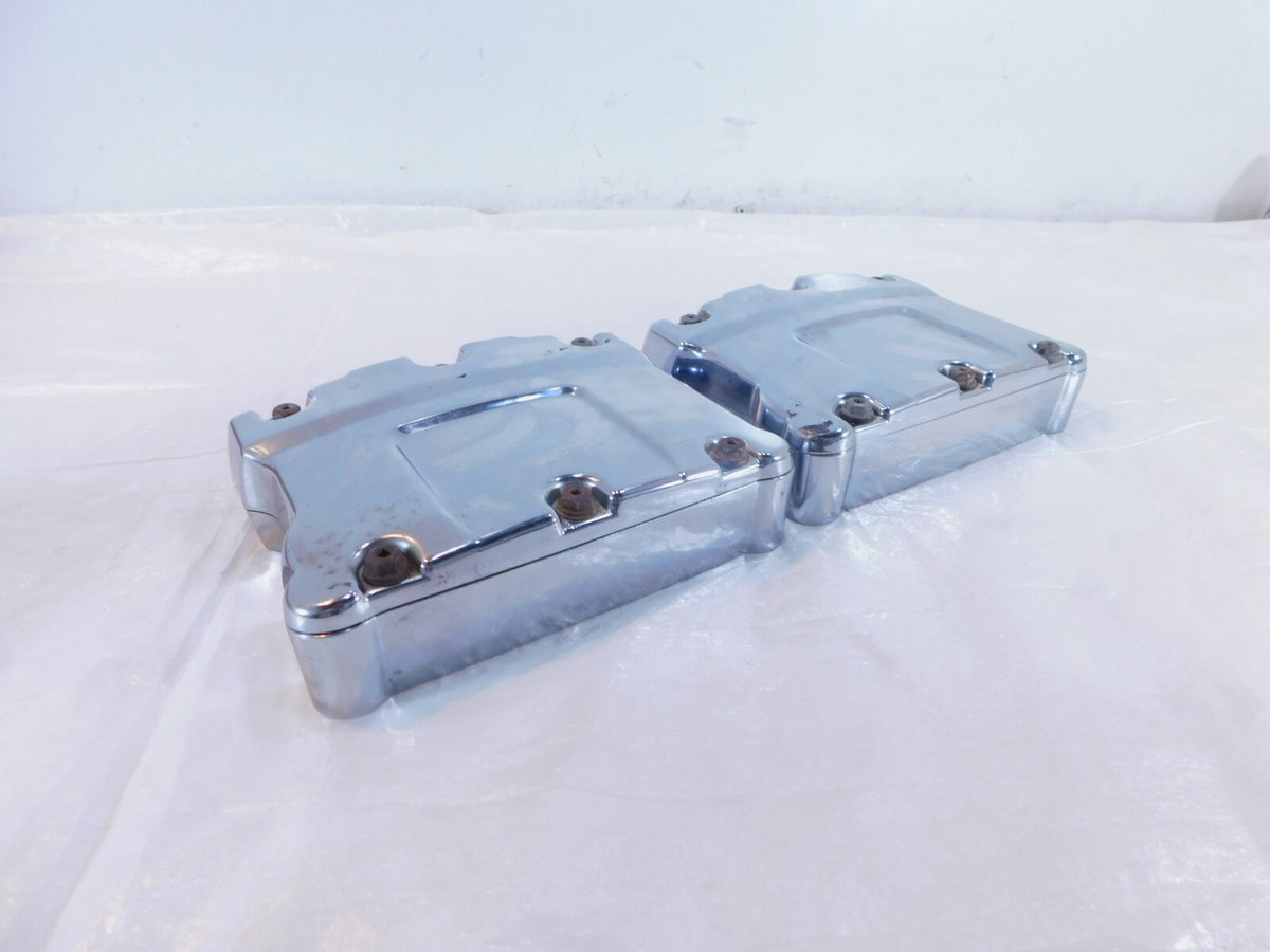 Harley Davidson Touring Dyna & Softail Chrome Cylinder Head Rocker Boxes - C3 Cycle