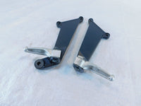 Aprilia RSV 1000 Mille Tuono Left/Right Rear Passenger Foot Rest Pegs & Brackets - C3 Cycle