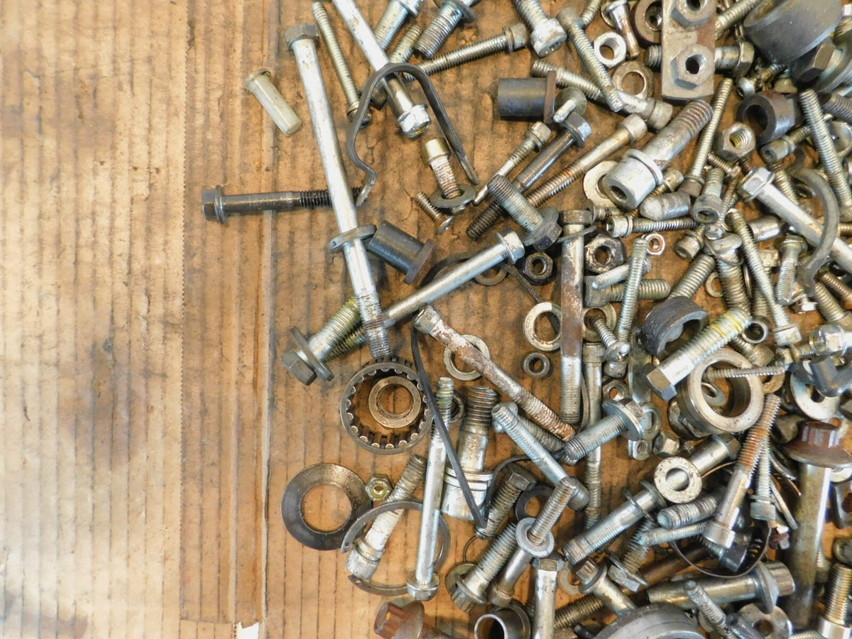 2001 01 Harley Davidson Sportster 883 Nuts Bolts & Brackets Parts Box Lot