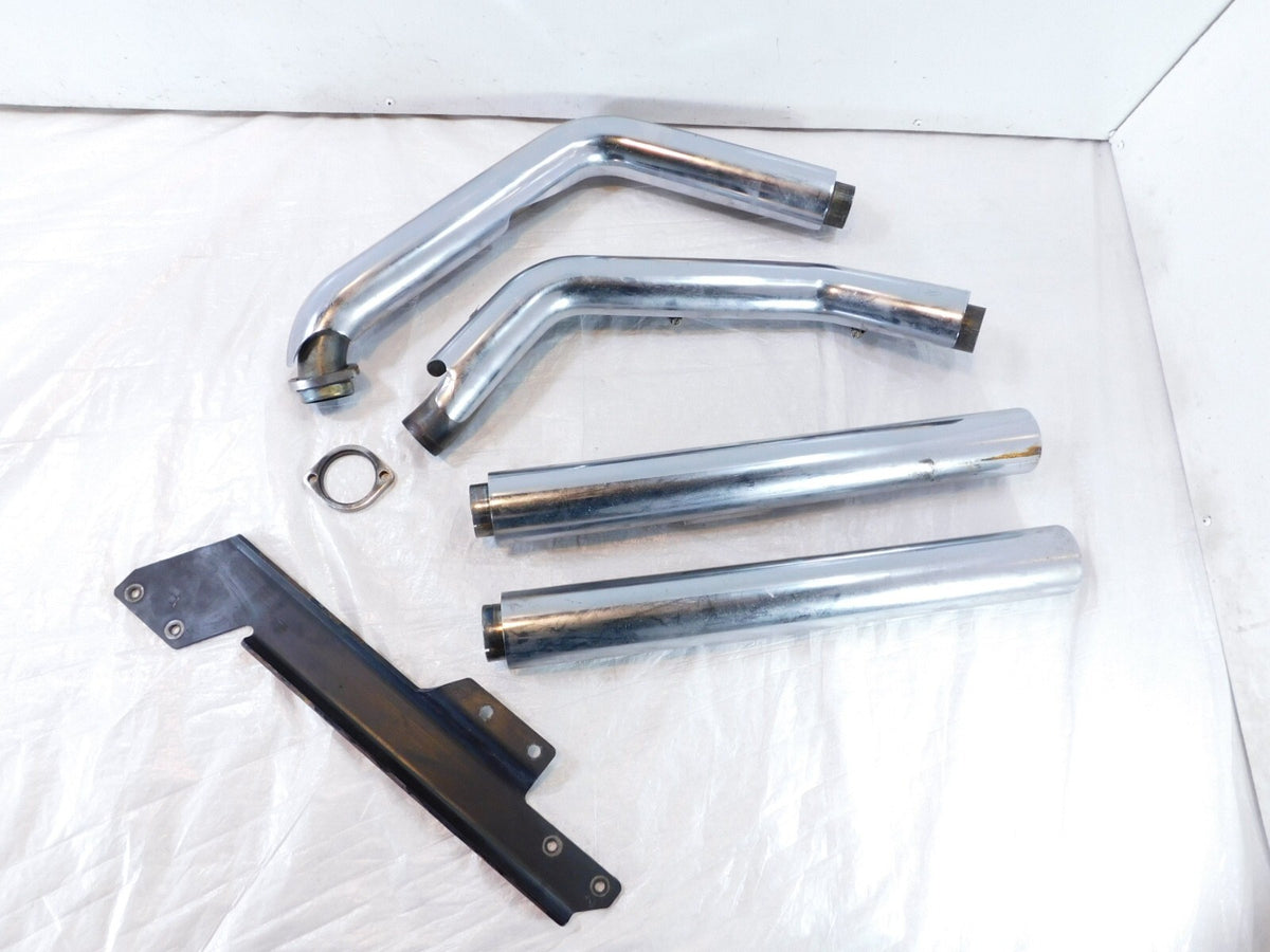 Harley Softail Heritage Classic Vance & Hines Exhaust Pipe System w/ Bracket - C3 Cycle