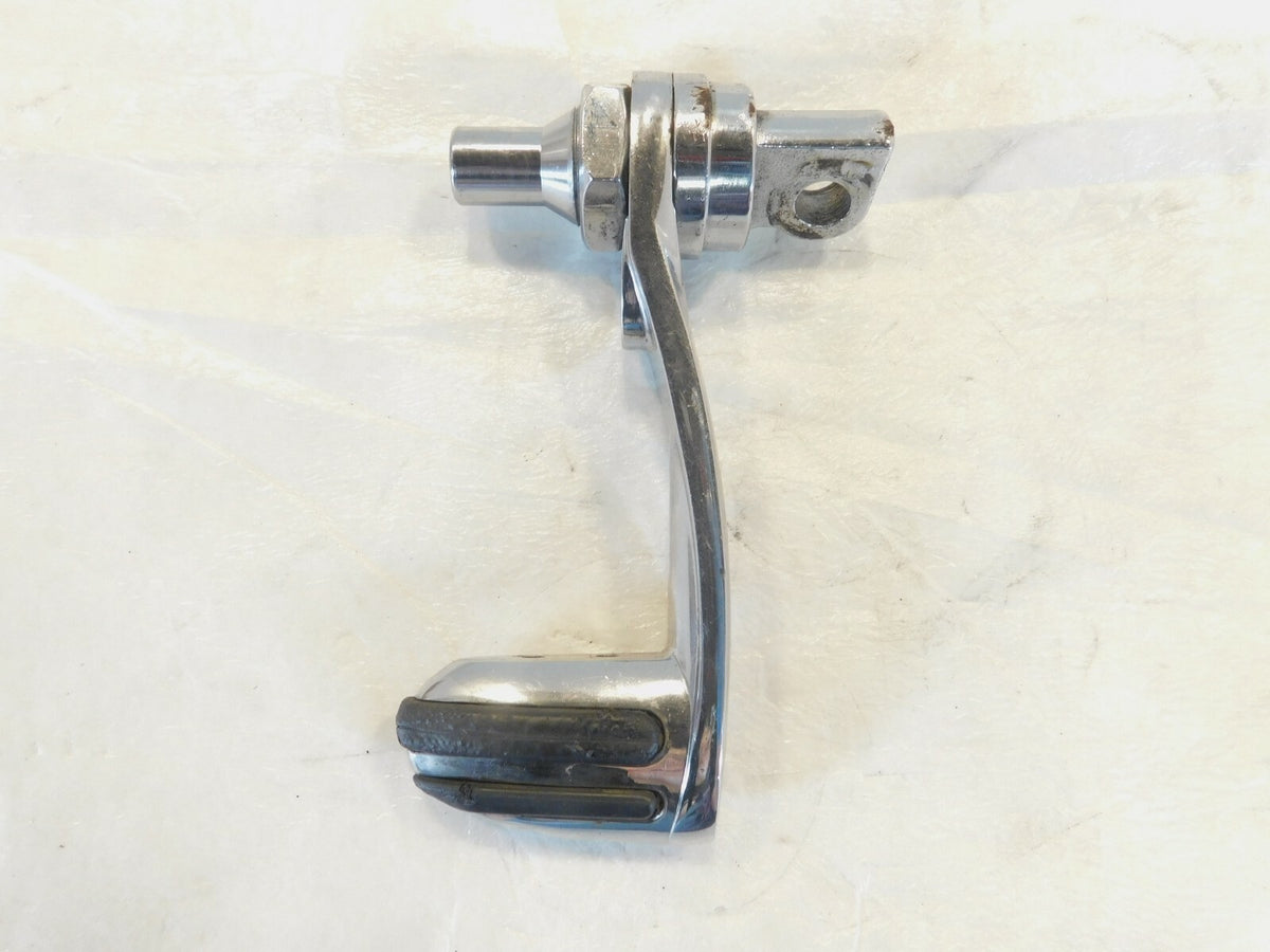 Right Harley Touring Dyna Sportster & Softail Chrome Heel Rest Footpeg Footrest - C3 Cycle