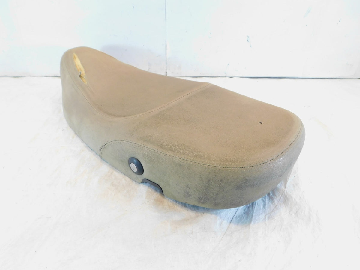 2006-2013 Piaggio Vespa LX 50 125 150 Tan Main Front Rider Solo Saddle Seat - C3 Cycle