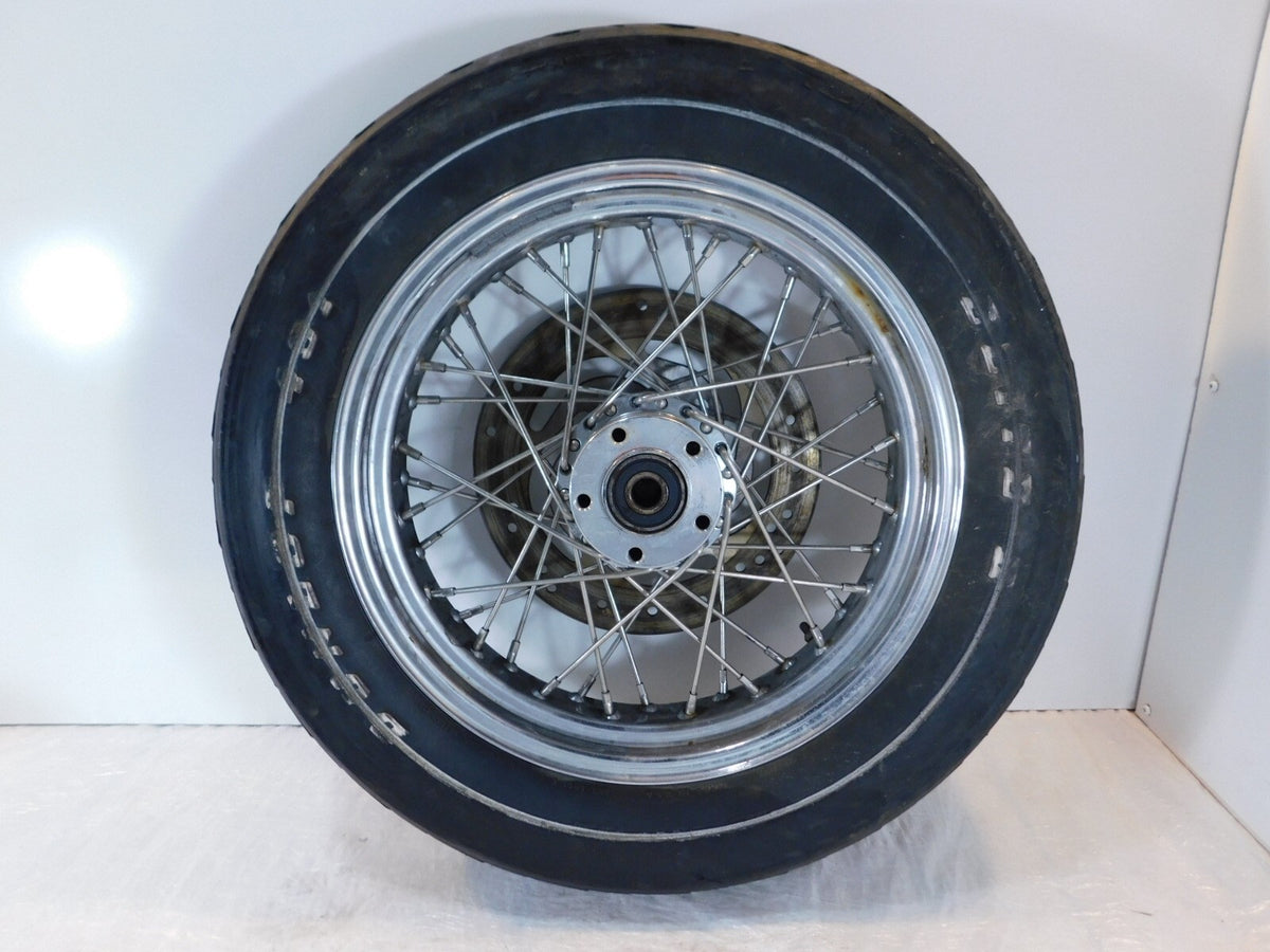 Harley Electra Glide Sportster Softail & Dyna 16" Chrome Laced Rear Wheel Rim - C3 Cycle