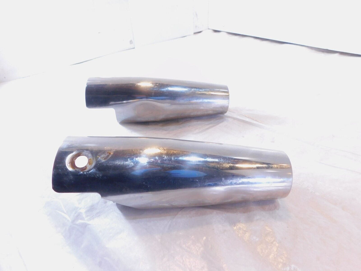 Kawasaki Vulcan 900 VN900 Classic & LT Upper Front Fork Steering Stem Covers - C3 Cycle