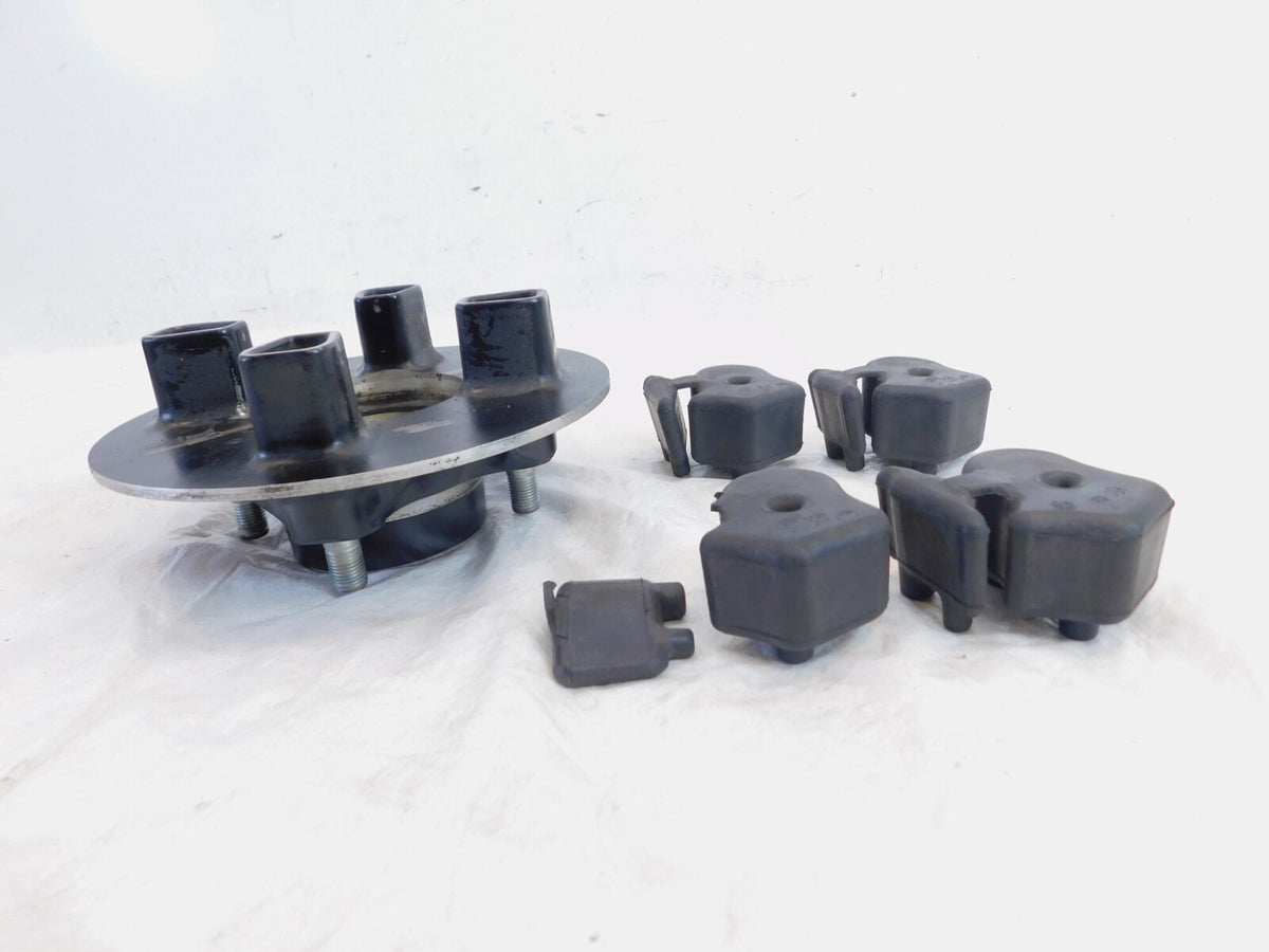 Honda CB650 Custom & Nighthawk 650 Black Rear Wheel Drive Hub Flange w/ Dampers - C3 Cycle