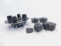 Honda CB650 Custom & Nighthawk 650 Black Rear Wheel Drive Hub Flange w/ Dampers - C3 Cycle