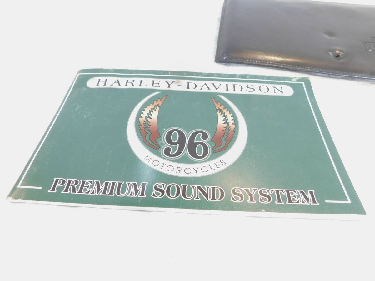 1996 Harley Davidson Premium Sound Owners Manual Used 99464-96 - C3 Cycle