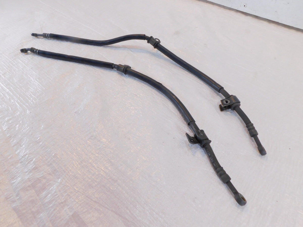 Yamaha FZR600 FZR600R Front Left & Right Brake Disc Caliper Hose Line Pipes - C3 Cycle