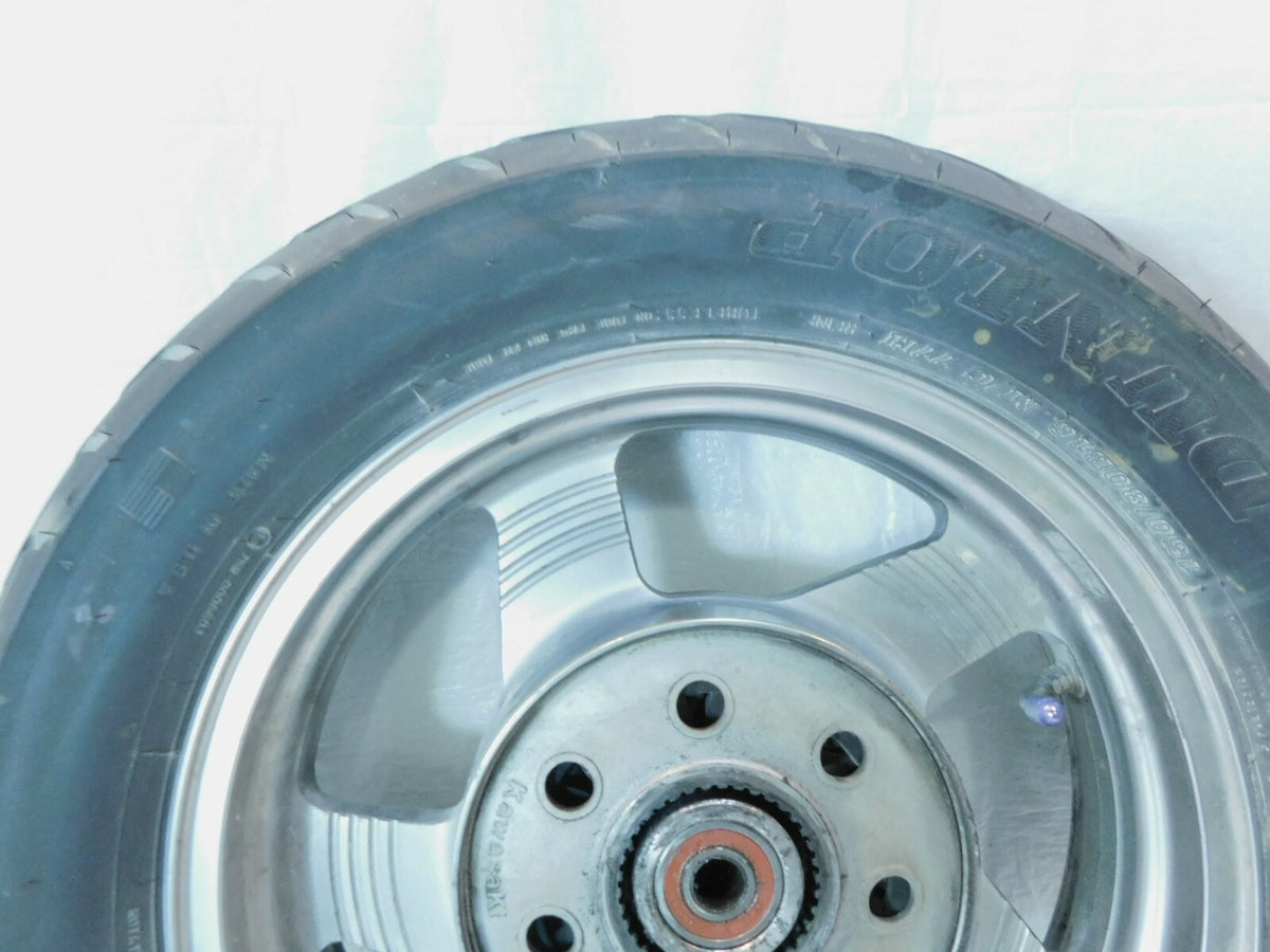 2004 04 Kawasaki Vulcan 1500 VN1500 Nomad Fi Rear Wheel Rim & Tire - 41073-0011 - C3 Cycle