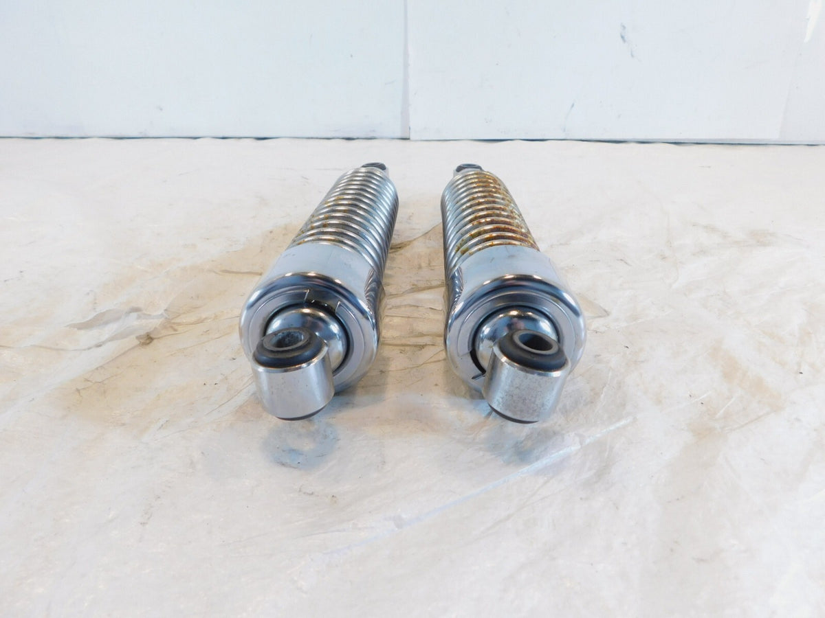 Harley Davidson Sportster 883 & 1200 Pair Chrome Rear Shock Absorbers - 13.25 in