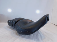 Indian Chief Chieftain Dark Horse Black Front Rider Rear Passenger Pillion Seats - C3 Cycle