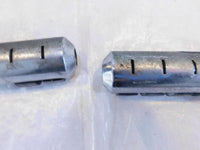 Harley Touring Dyna Sportster & Softail ISO Chrome & Rubber Footpeg Footrests - C3 Cycle