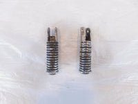 Harley Touring FXR Dyna Sportster & Softail Chrome & Rubber Footpegs Footrests - C3 Cycle