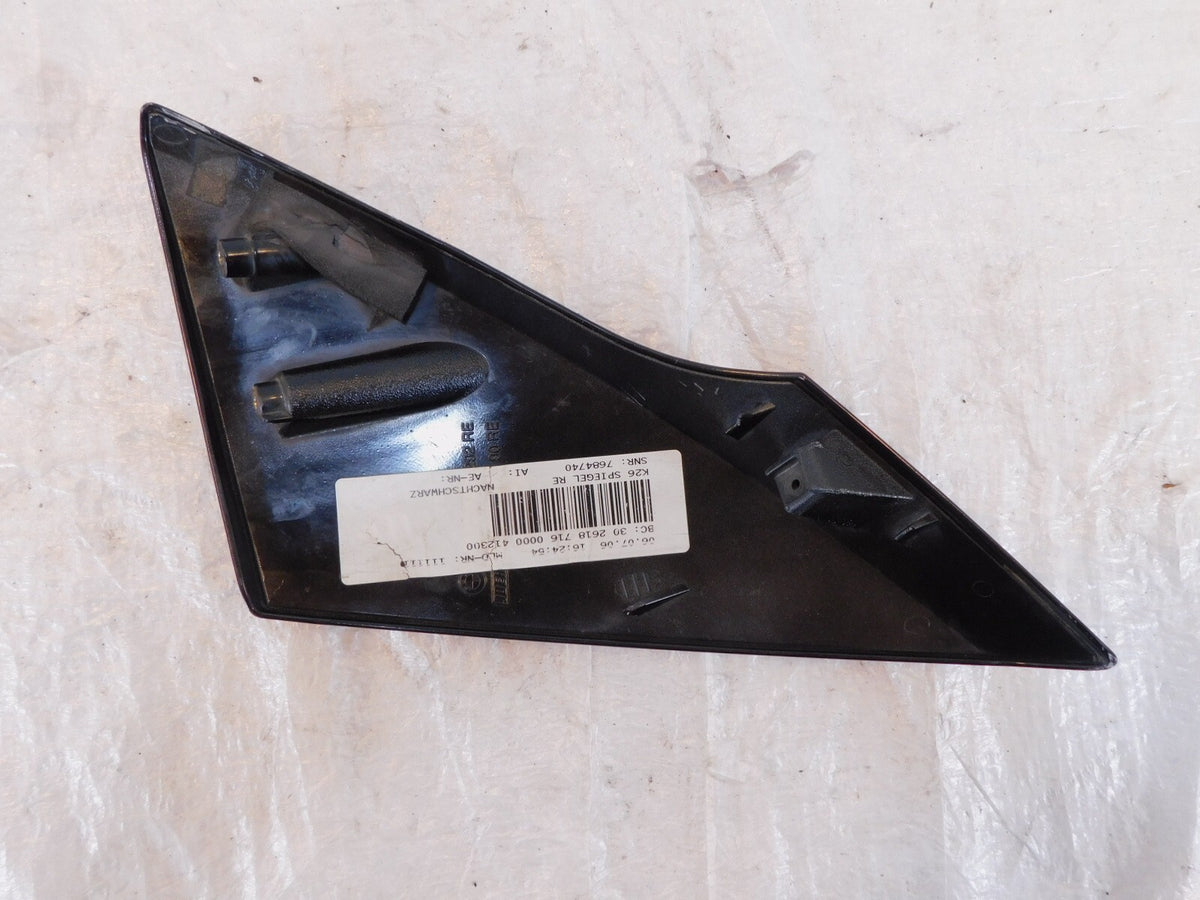 2005-2009 BMW R900RT R1200RT 1200RT Black Nachtschwarz Right Mirror Cover Panel